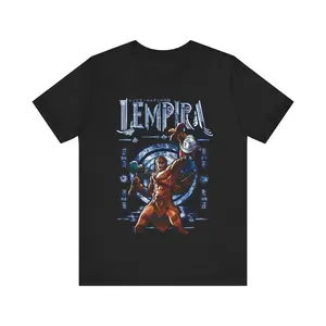 LEMPIRA El cacique de Cerquin blue Lenca – Ancient Warrior Anime Streetwear T-Shirt