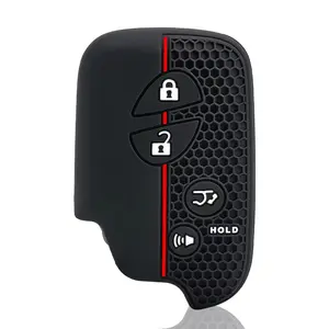 Key Fob Cover Holder For Lexus IS Is250 Ct200h 2015 GX460 GS300 IS220 RX270 RX350 RX300 Rubber Remote Protector Keychain