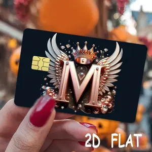Elegant PVC Credit Card Sticker Set, Durable & Stylish Design, Perfect Gift for Him Her, Ideal for Daily Use, Secure Protection