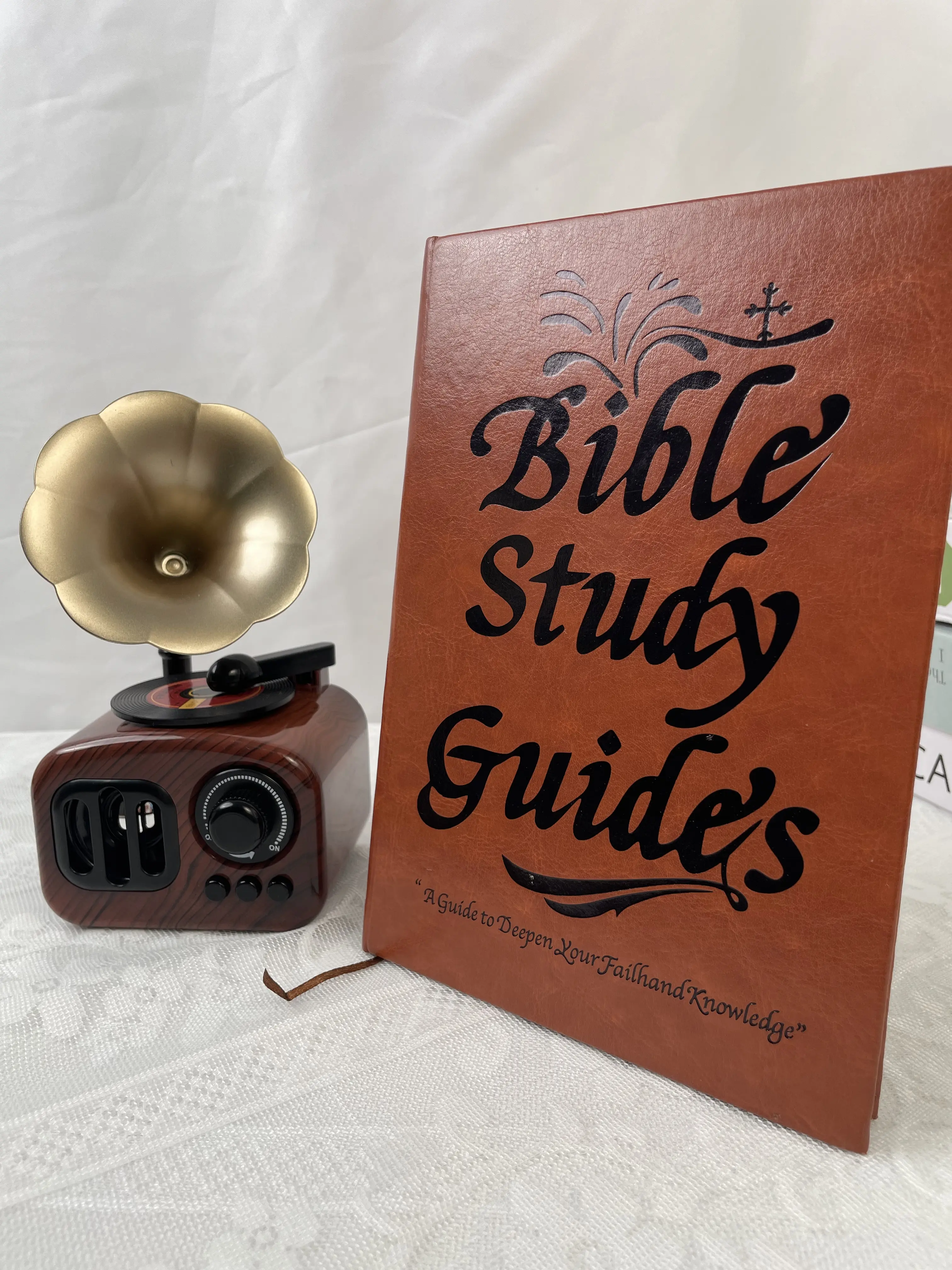 Bible Study Notebook - 66-Page Hardcover Notebook, 365-Day Devotional for Christian Women, All Year Long Daily Scripture Quotes, Faith-Deepening Guidance, High-Quality User-Friendly Layout to Deepen Your Faith