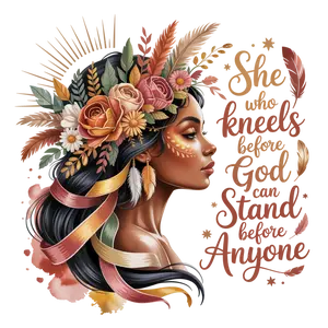 She Who Kneels -UV-DTF Sticker/decal