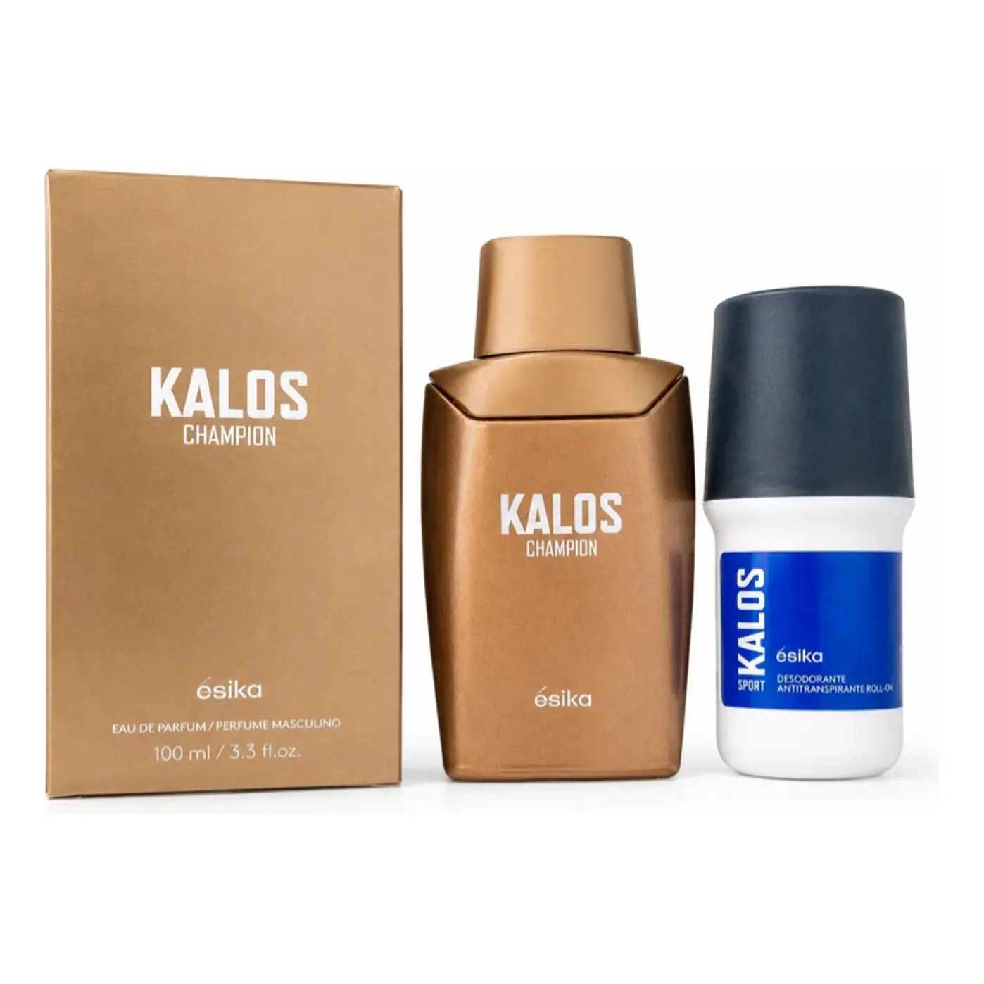 Fragancia esika kalos champions+ desodorante