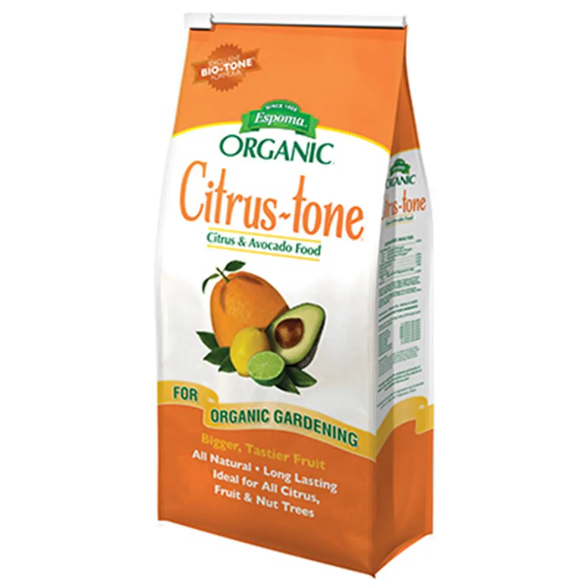 Espoma CT18 18 lbs 5-2-6 Organic Citrus Fertilizer - Avocado Plant Food, Biological Enhancement, Proprietary Blend of Beneficial Microbes, Plant-Safe Soil Activators for Garden Soil, Contains Bio-Tone