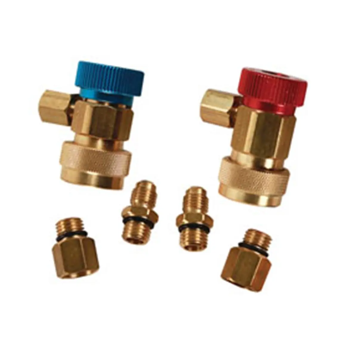 212 MAIN FJC 6820 R1234Yf High/Low Side Conversion Kit with Lowside Manual Coupler, Hoses, and R134a Hose Adapter, Includes Coupler To 1/4In. Adapter