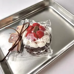 【Buy 3 get 1 free】Chocolate Raspberry Tower Cake Food-Grade Silicone Slow-Rising Rebound Squishy Fidget Toys for Stress Relief - Soft Squeeze Toys with Thick Creamy Slime Texture, Handmade Non-Toxic Sensory Toys