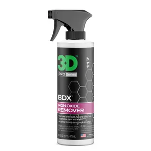 3D BDX Iron Remover   Fast Acting Fallout & Brake Dust Cleaner | Purple Color-Changing Spray for Wheels & Paint | Acid-Free | Made in USA | Car Detailing