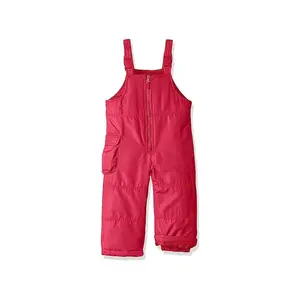 LONDON FOG Big Girls' Classic Heavyweight Snow Bib Ski Pant, Fusion Pink, 14/16