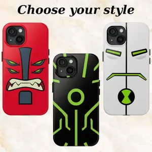 Bben 10 Tough Case For iPhone 16/15/14/13/12/11/X Plus Pro Max Mini - Four Arms, Ben Tennyson Cartoon Phone Case, Mens Gift