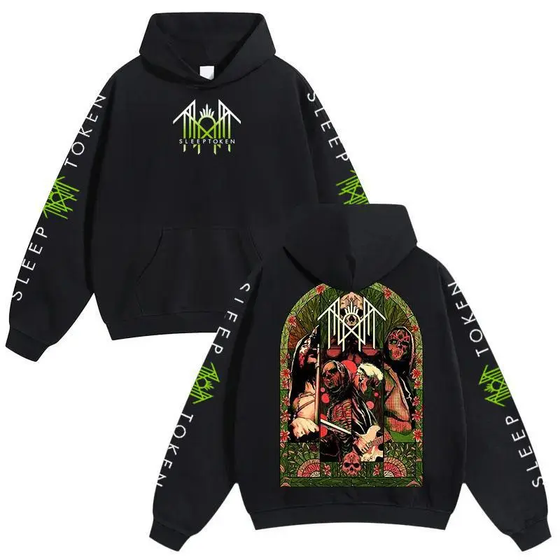 Vintage Sleep Token Green Hoodie, Sweatshirt, Sleep Token Tour 2025 shirt, New Song Concert Tour, Gift for Fan, sleep token shirt, sleep token merch