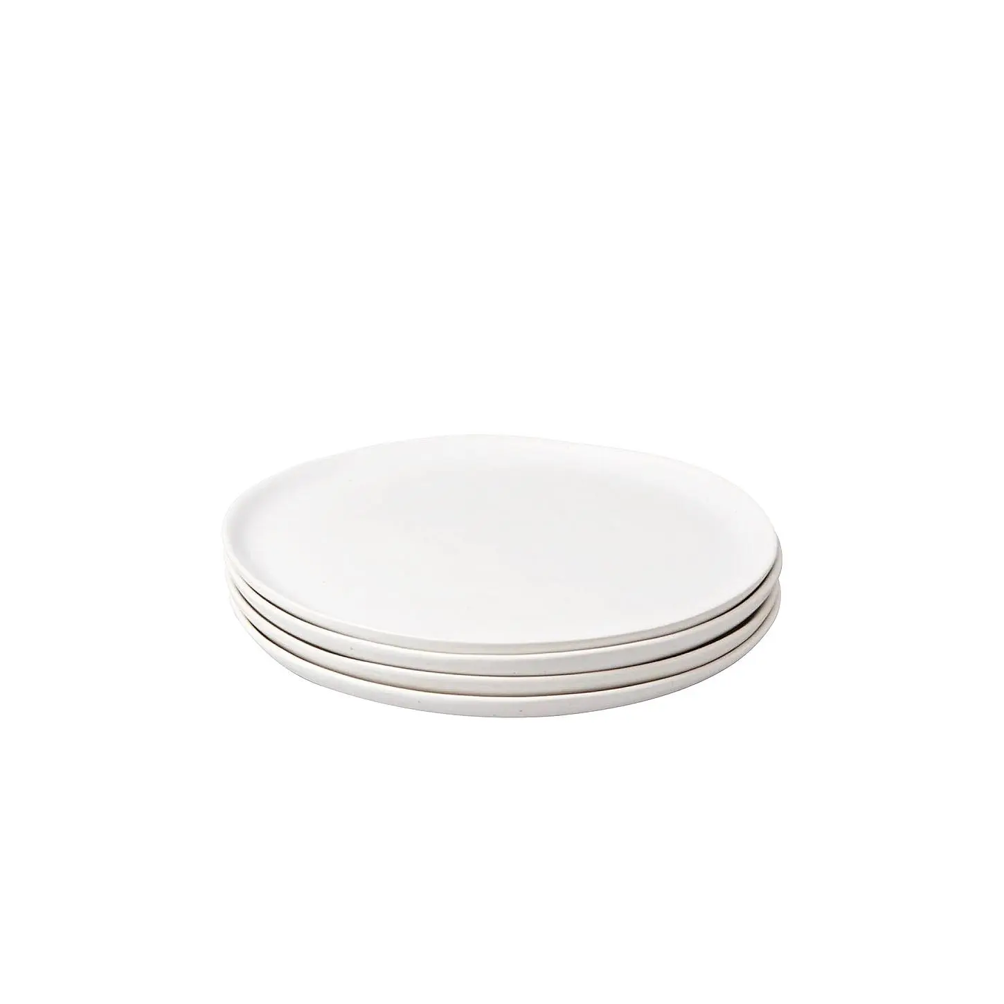 Fable The Dinner Plates Set of 4 in Speckled White Fable The Dinner Plates Set of 4 in Speckled White