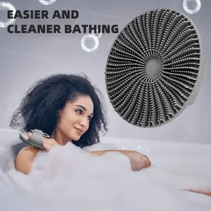 Body Scrubber,Gentle Exfoliating Shower Brush Suitable for Most Skin Types – Handheld Bath, Bathing Brush