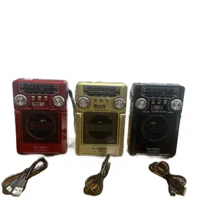 WAXIBA XB-821BT-S Portable Radio with Bluetooth & Solar Charging Radio portátil WAXIBA XB-821BT-S con Bluetooth y carga solar