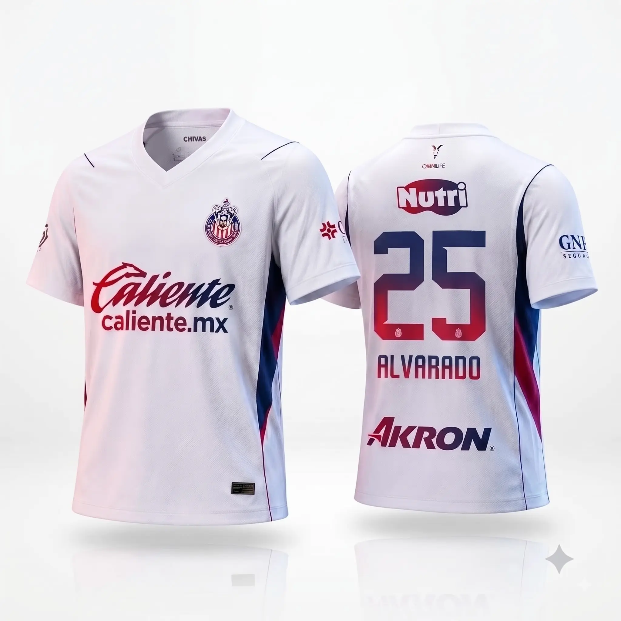Chivas CD Guadalajara 2026-2027 Mexico Jersey,  Men's Home Blue Short-Sleeve Soccer Jersey, Fan Edition Match Day Apparel for Men and Women