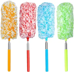 4 Pcs, [Microfiber] Hand [Duster] [Washable] Microfibre Cleaning Tool Extendable [Duster]S for Cleaning Office, Car, Computer, Air Condition Tonmp