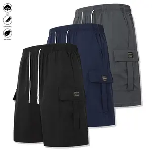 3-Piece Men's Overalls - Multi-Pocket with Elastic Waist for Hiking, Outdoor Work, Sports and Tactical Training