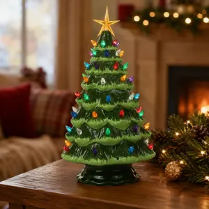 Green Ceramic Christmas Tree - Large Green Ceramic Christmas Tree - Large