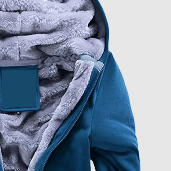 Men's Warm Fleece Hooded Jacket Thick Zip-Up Coat for Autumn and Winter thermal fleece with Adjustable Drawstrings and Pockets Customized Menswear Tops Casual Plain jackets zip jackets hoodie mens Men's Warm Fleece Hooded Jacket Thick Zip-Up Coat for Autumn and Winter thermal fleece with Adjustable Drawstrings and Pockets Customized Menswear Tops Casual Plain jackets zip jackets hoodie mens