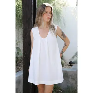 White Delia Swing Dress