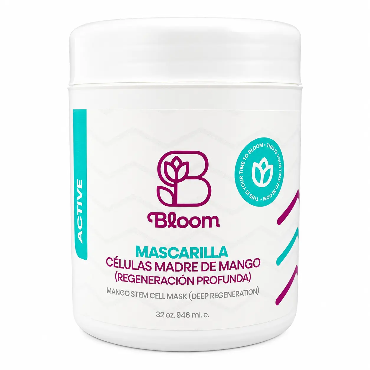 BLOOM - ACTIVE MANGO STEM CELL DEEP REGENERATION HAIR MASK – 32 OZ / 946 ML