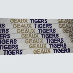 LSU Geaux Tigers Beaded Purse Strap - Purple and Gold Spirit