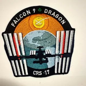 CRS-17 - SPACEX FALCON-9 DRAGON NASA RESUPPLY Mission PATCH 3.5 Iron On