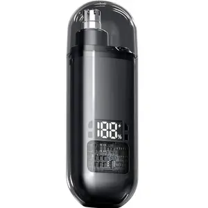 portable nose Nose Hair Trimmer for Men & Women Rechargeable Painless Eyebrow Facial Shaver LED Display Waterproof Dual Edge Blades Clipper for Easy Cleaning Daily Care