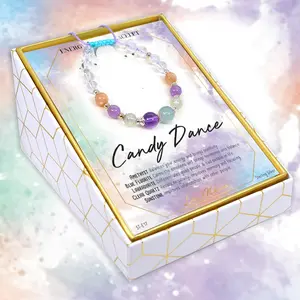 Candy Dance Bracelet | Made with Amethyst, Blue Fluorite, Labradorite, Clear Quartz, Sunstone, Sterling Silver