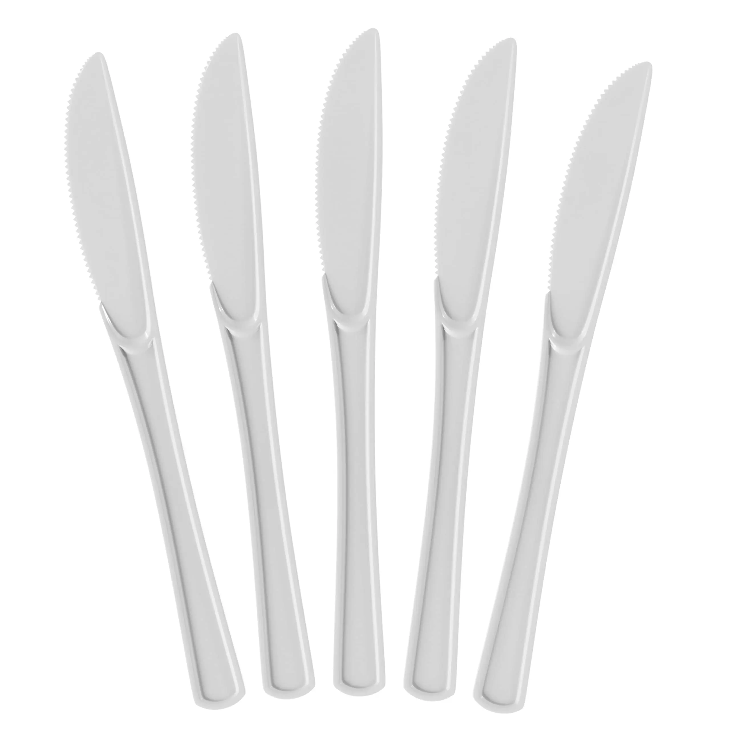 Heavy Duty White Plastic Knives | 7.75 in. | 50 Count