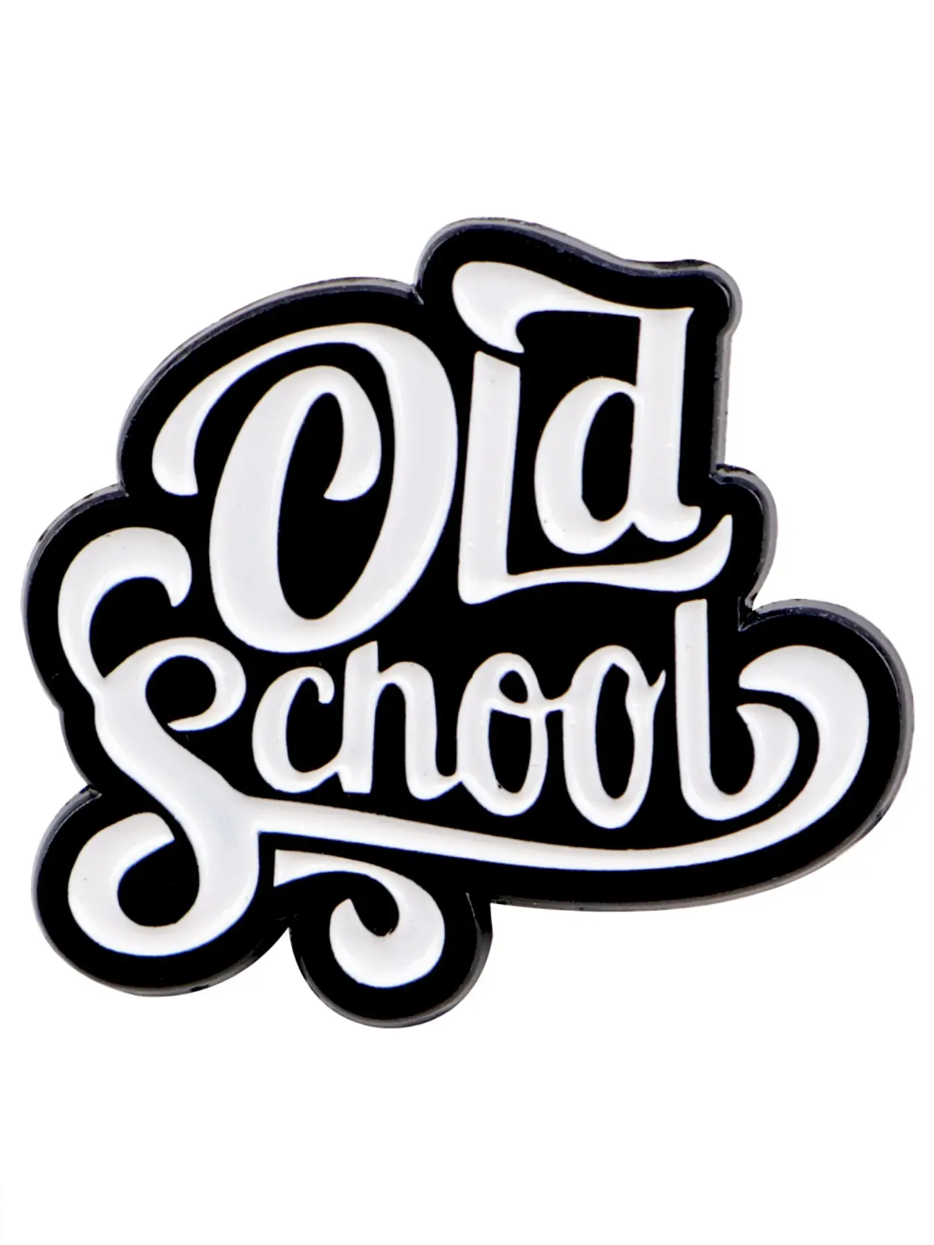 Old School Cartoon Lapel Pins & Brooches, Vintage Style Zinc Alloy Casual Accessories, Unisex Personalized All-Season Badges, Metal Pin, Letter Brooch Pin, Pin Included