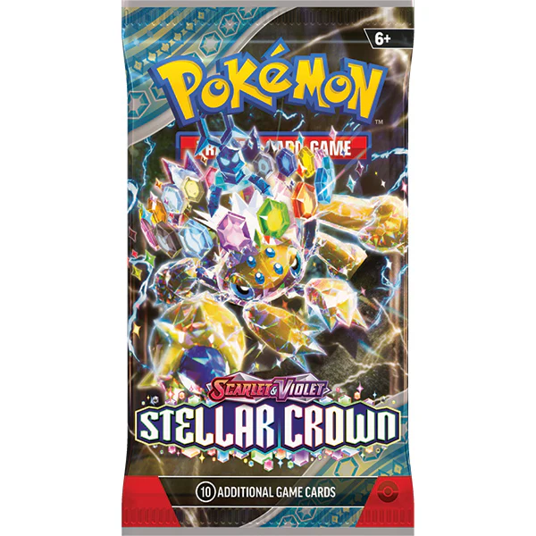 Pokémon TCG Stellar Crown Booster Pack - Trading Card Game Expansion