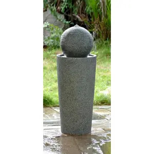 212 MAIN Pet Water Fountain for Dogs & Cats - Modern Metropolitan Design, LED Illumination, Built-In Pump, Outdoor-Ready Pet Feeding Accessory