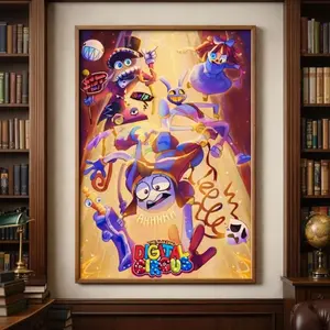 Matte Vertical Poster, The Amazing Digital Circus The Last Act Poster, Amazing Digital Circus Poster Set 4, Indie Animation Wall Art