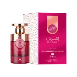 Zakat Perfume Ishraq Rossa Eau De Parfum (EDP Perfume Fragrance) - 80 ml-2.7 fl oz Single Item, Women's Fragrance with Orange, Bergamot & Musk Base Notes