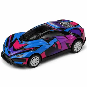 8-Pack Pull Back Crash Racing Toy Cars – 360° Flip Stunt Cars with Bounce & Side Roll, Die-Cast Alloy Racing Car Set for Kids Ages 3+, Birthday Gift for Boys