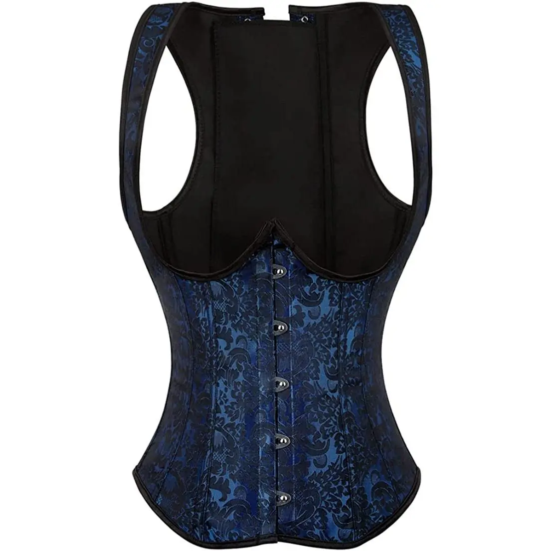 Corset Underbust Women Straps Top Lace up Boned Brocade Waist Training Plus Size Lingerie Sexy for Party & Cosplay Costumes Halloween Renissance