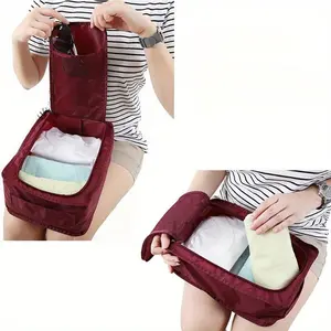 Portable Shoe Bags Travel Holds Multifunction Waterproof Folding Storage High Capacity Shoe Pouch Organizer