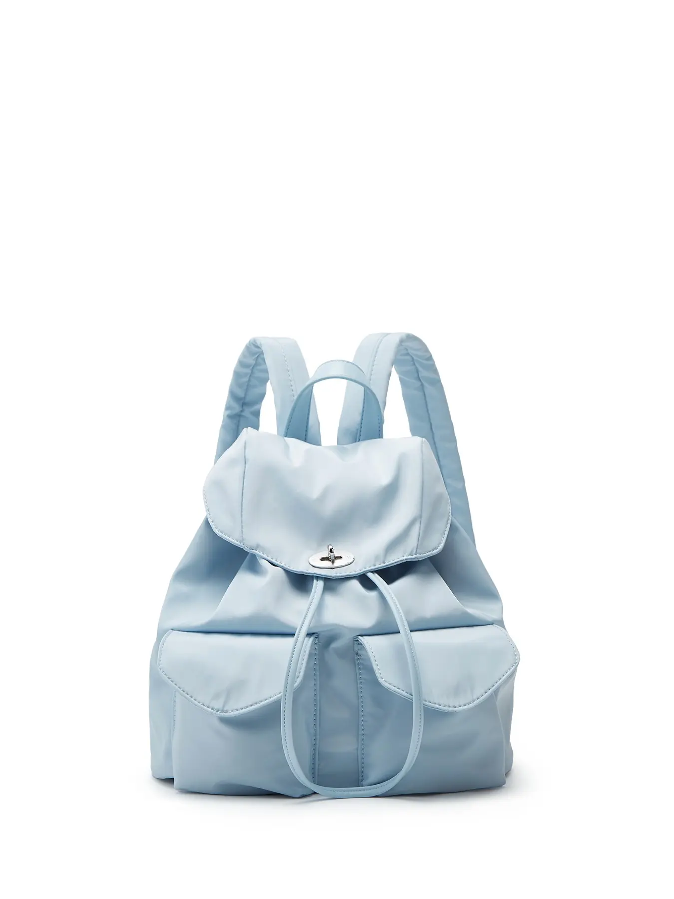 New lightweight, durable, practical and casual style nylon drawstring backpack suitable for daily shopping and short trips