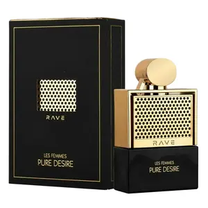 Lattafa Rave Pure Desire Gold for Women Eau de Parfum Spray, 3.4 Ounce