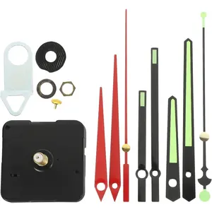 Wall Clock Mechanism: 1 Sets Wrench Shpaed Clock Hands and Motor Kit - Clock Parts Battery Operated Kit DIY Clock Kit