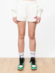 SOON TO BE ANNOUNCED  Essentials Logo Shorts White Asparagus