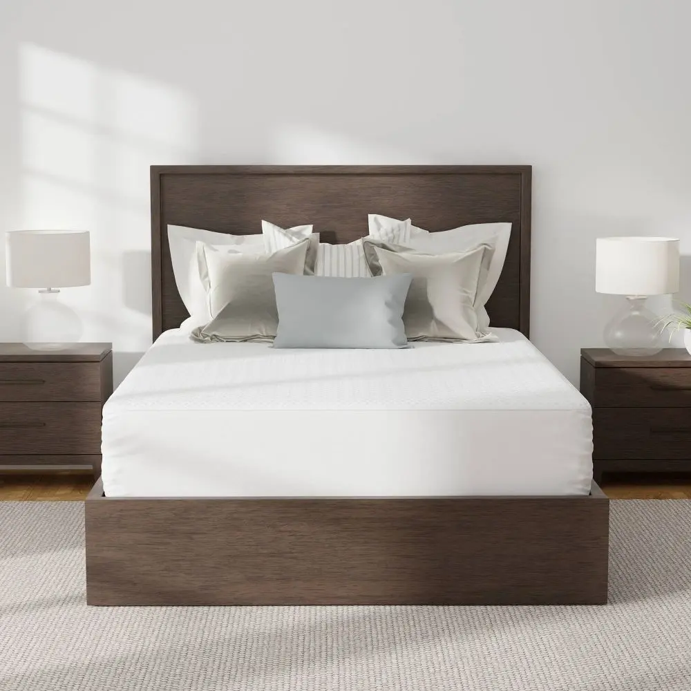 Allerease Queen Platinum Zip-Off Plush Top Waterproof Allergen and Bedbug Barrier Mattress Protector: Hypoallergenic Fits Depth