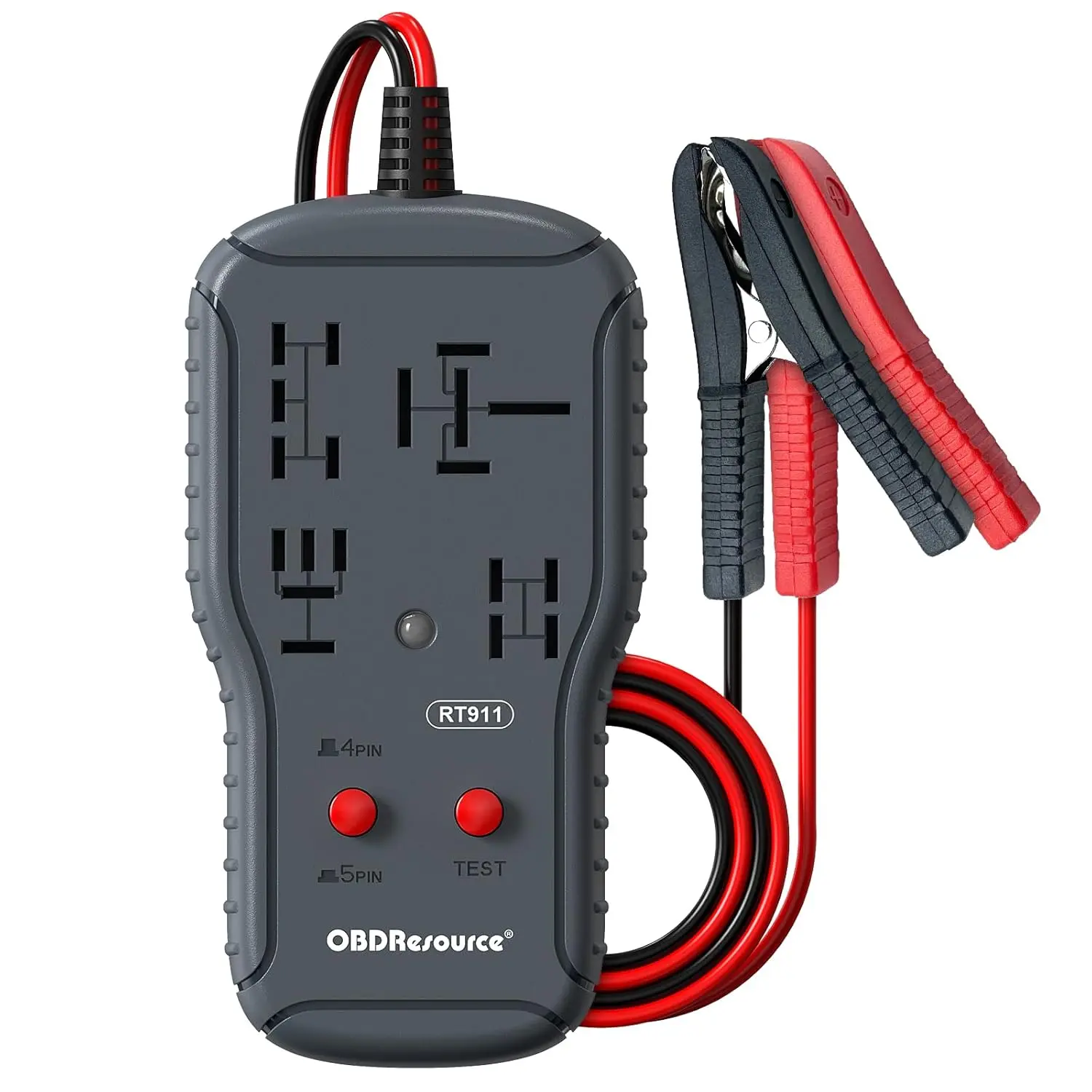 OBDResource RT911 Super Relay Tester 12V/24V Automotive Relay 4Pin 5Pin OBDResource RT911 Super Relay Tester 12V/24V Automotive Relay 4Pin 5Pin