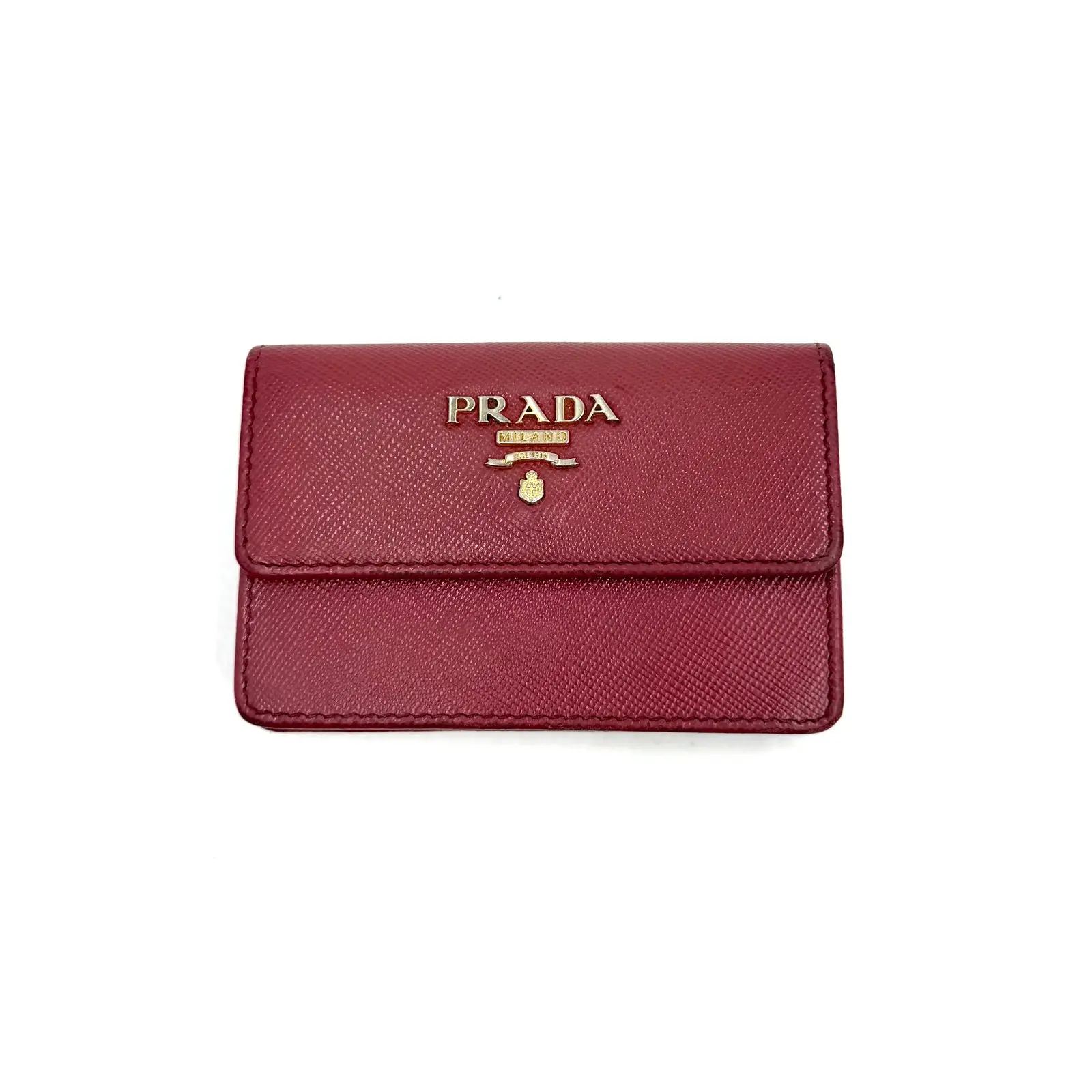 Pre-owned PRADA As Shown Small Leather Goods HZ 4894 wallet 26.06.01