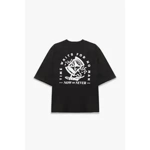 Timeless Oversized Graphic Tee (Black) Menswear Top