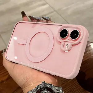 Shockproof Transparent Magnetic Case For iPhone 16 15 14 13 12 11 Pro Max 16 Plus Magsafe Wireless Charge Acrylic Hard PC Cover