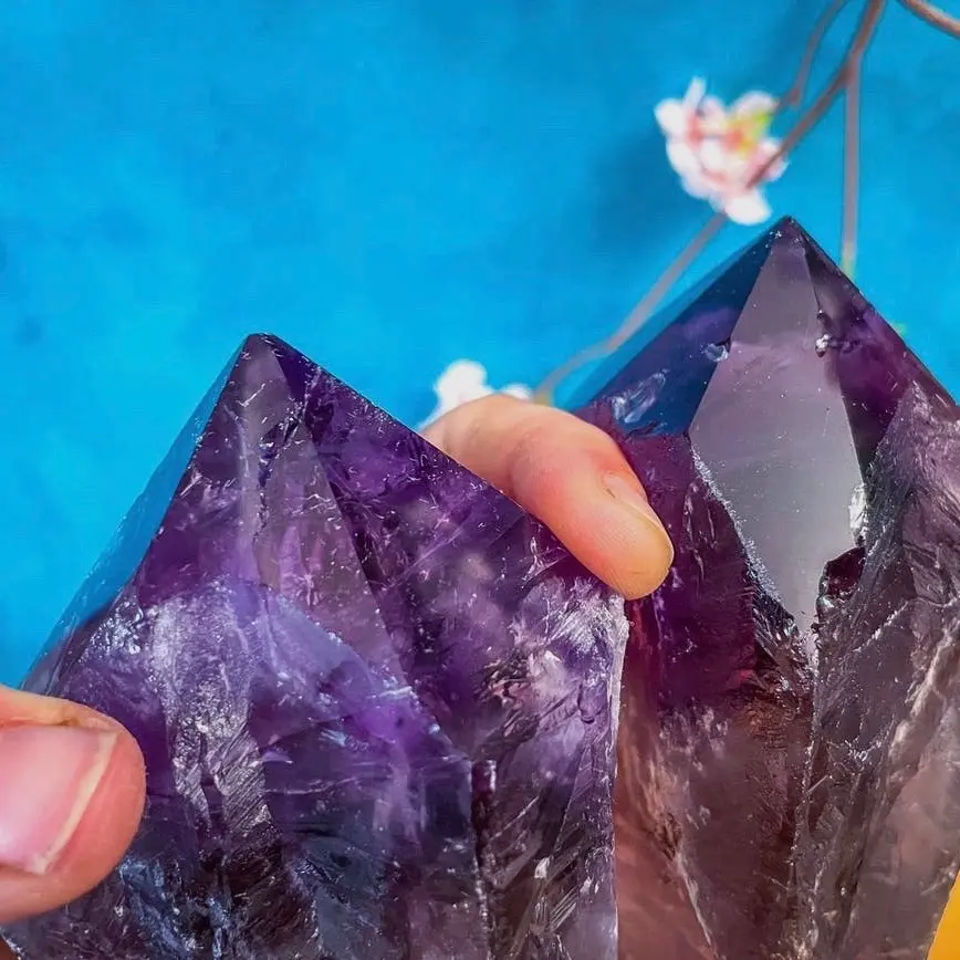 Huge amethyst spears- Bahia amethyst crystal