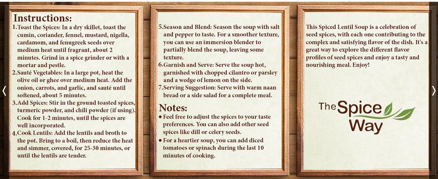 The Spice Way Cumin Seeds - Whole No Preservatives, No Additives, No MSG, Non GMO, No fillers. The Spice Way Cumin Seeds - Whole No Preservatives, No Additives, No MSG, Non GMO, No fillers.