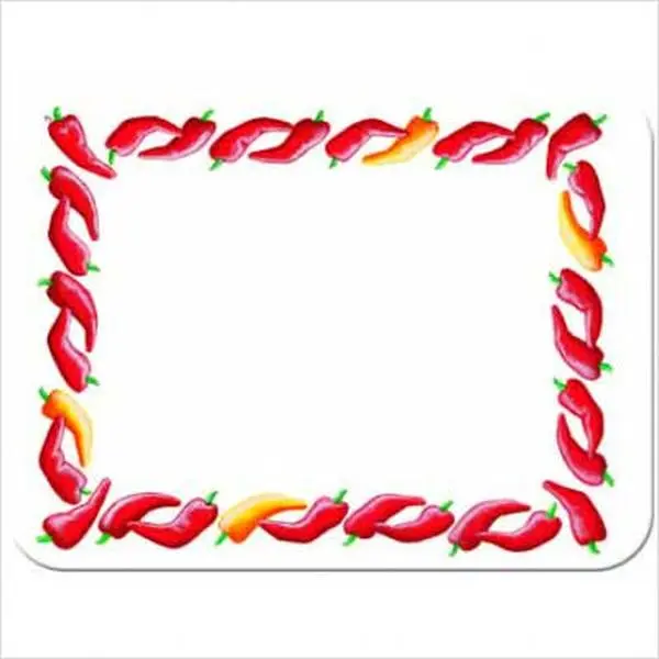 McGowan TT90032 Tuftop Decorative Chili Peppers Cutting Board - Medium, 16" w x 12", Anti-Bacterial, Cut-Proof Surface, Kitchen Decoration Kitchenware Chopping Board