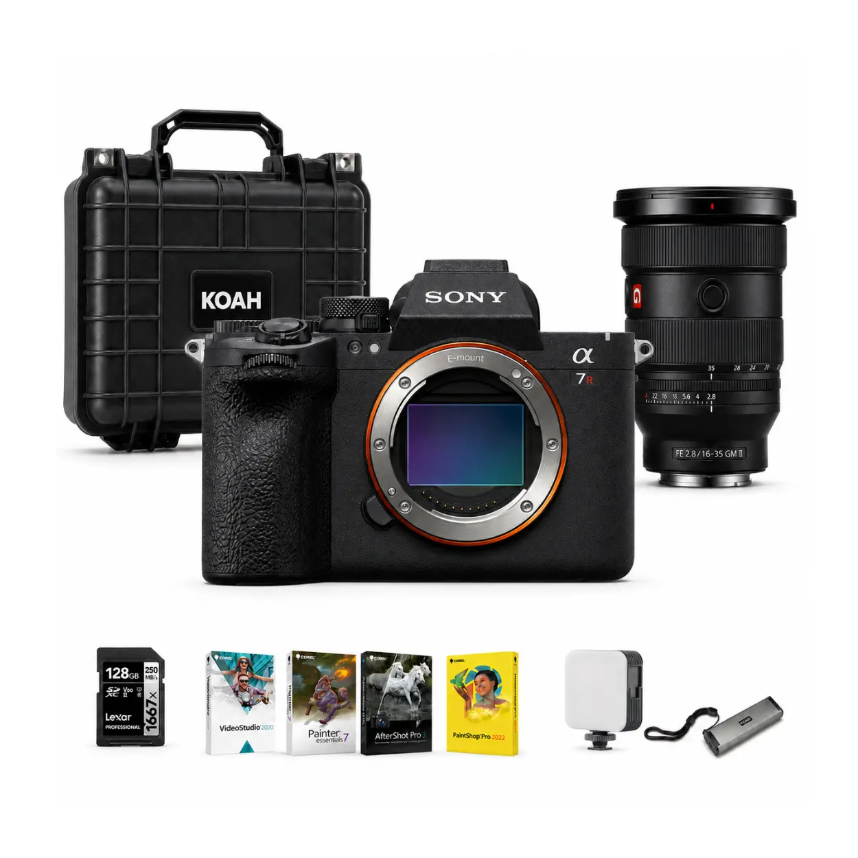 Sony a7R VI Mirrorless Camera with 16-35mm f/2.8 GM II Lens Bundle