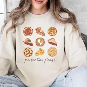 Pie For Two Please Thanksgiving Shirt, Pregnancy Announcement Sweatshirt, Fall Baby Reveal, Thanksgiving Maternity Shirt, Baby Shower